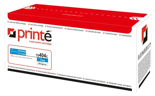 Toner laserowy Printe, zastępuje: Samsung CLT-C404S, 1000 str. . (TS404C FCPPRTS404C) Cyan