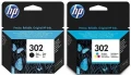 KOMPLET HP Nr.302 CZARNY F6U66AE + KOLOR F6U65AE Zestaw