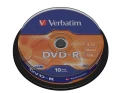 Verbatim Płyta DVD-R 4,7GB Cake 10pack (43523)