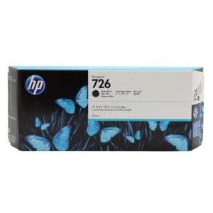 Tusz HP 726 do Designjet T1200/2300 (CH575A) | 300 ml matte Black