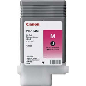 Tusz Canon PFI-104M do imagePROGRAF iPF650 | 130ml (CF3631B001AA) Magenta