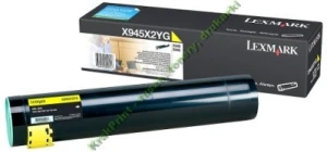 Lexmark Oryginał X945X2YG - Toner Yellow