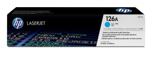 Toner HP 126A do Color LaserJet Pro CP1025, M175/275 | 1 000 str. (CE311A/CE311AC) Cyan