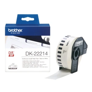 Etykieta Brother do QL-500/550/560/650/1050/1060N | 12mm x 30,48m  (DK-22214) Biała