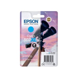 Tusz Nr.502XL do Epson Expression Home XP-5100 | 470str. (C13T02W24010) Cyan