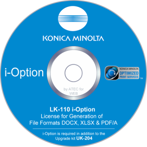 Konica-Minolta i-Option License Kit do Bizhub C227, C287...  | LK-110 | v2 (A0PD02U)