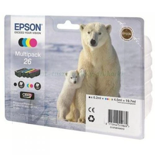 Epson Multipack T2616 Photo Cmyk do XP-600/700/800  (C13T26164010 / C13T26164020 )