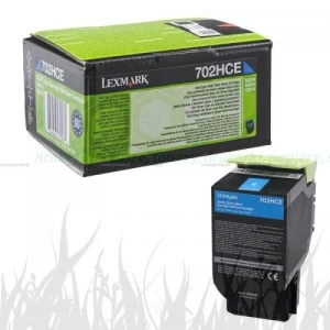 Toner Lexmark Oryginał 702HCE (70C2HCE) Cyan