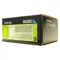 Toner Lexmark Oryginał 802SC (80C2SC0) Cyan