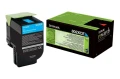 Kaseta z tonerem Lexmark 802XCE do CX-510 | 4 000 str. (80C2XC0/80C2XCE) Cyan