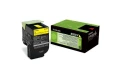Kaseta z tonerem Lexmark 802XYE do CX-510 | 4 000 str. (80C2XY0/80C2XY0/80C2XYE) Yellow