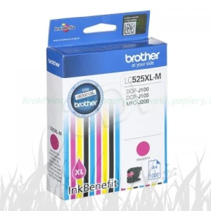 Tusz Brother do DCPJ100YJ1/DCPJ105YJ1 | 1300str. (LC-525XL-M) Magenta