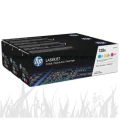 Zestaw trzech tonerów HP 128A do LJ Pro CP1525 ,CM1415 (CF371AM) | 3 x 1 300 str. CMY