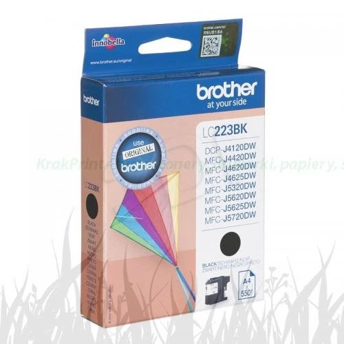 Tusz Brother do MFC-J4620DW/4625DW/5320DW/5625DW | 550 str. (LC-223BK) Black