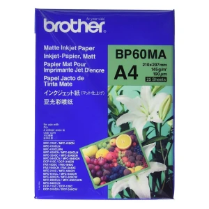 Brother Oryginał Papier fotograficzny, 25 arkuszy (BP60MA)