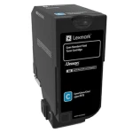 Toner Lexmark Oryginał 74C2SC0 Cyan