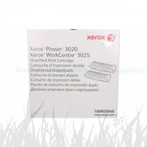 Zestaw dwółch tonerółw Xerox do Phaser 3020, WorkCentre 3025 | 2x1500 str. (106R03048) Black