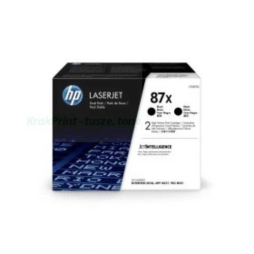 Toner dwupak HP 87X do LaserJet Enterprise M506/527 (CF287XD) | 2x18 000 str. Black