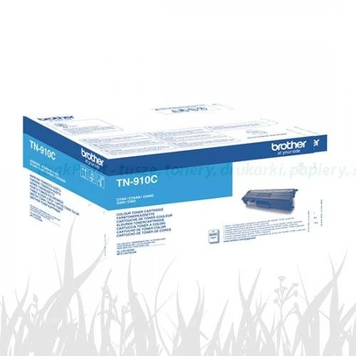 Toner Brother MFC-L9570CDW | 9tys. (TN-910C) Cyan