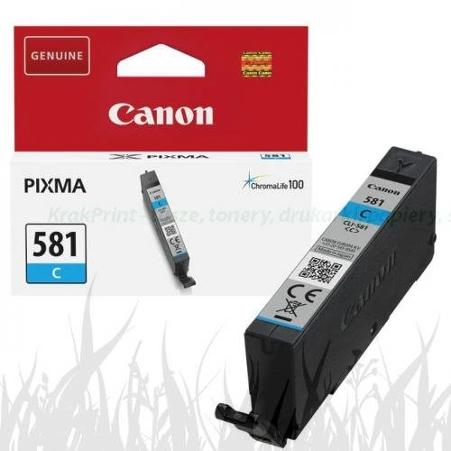 Tusz Canon Oryginał CLI-581 CYAN (2103C001) Cyan