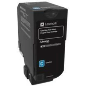 Toner Lexmark Oryginał 74C2HC0 Cyan