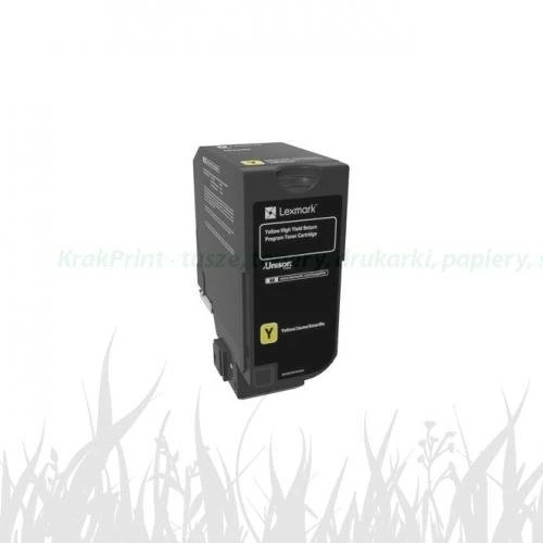 Toner Lexmark Oryginał 74C2HY0 Yellow