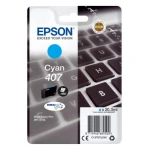 Tusz Epson do WF-4745DTWF Nr.407 | 1,9tys (C13T07U240) Cyan