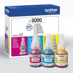 Zestaw tuszów Brother do DCP-T300/T500W/T700W, MFC-T800W | 3x5k BT5000CLVAL (cyan, magenta, yellow)