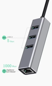 Adapter 4 w 1 USB 3.1 (JL-C3103)