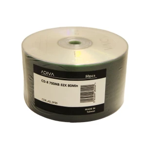 Adiva CD-R | 700MB | x52 | szpindel 50 szt.| 80min (ADIVACDRSP50)