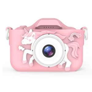 Aparat fotograficzny dla dzieci różowy jednorożec (C016-PU)