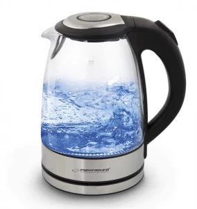 Esperanza Czajnik elektryczny Szklany Yosemite 1,7 L Czarny (EKK012)