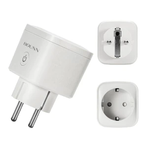 Bounn Inteligentne gniazdo elektryczne watomierz z WIFI Tuya EU02 (5901741462124)