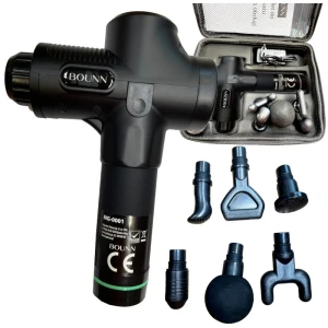 Pistolet do masażu massage gun akumulatorowy czarny (MG-0001)