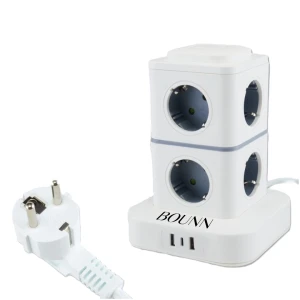 BOUNN listwa zasilająca przeciwprzepięciowa 11 gniazd 3xUSB 1,5m (BLZW_10)